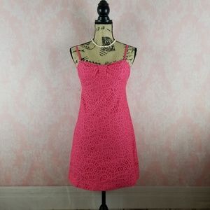 Lilly Pulitzer Lipstick Pin Paisley Lace Dress